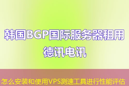 怎么安裝和使用VPS測速工具進(jìn)行性能評(píng)估