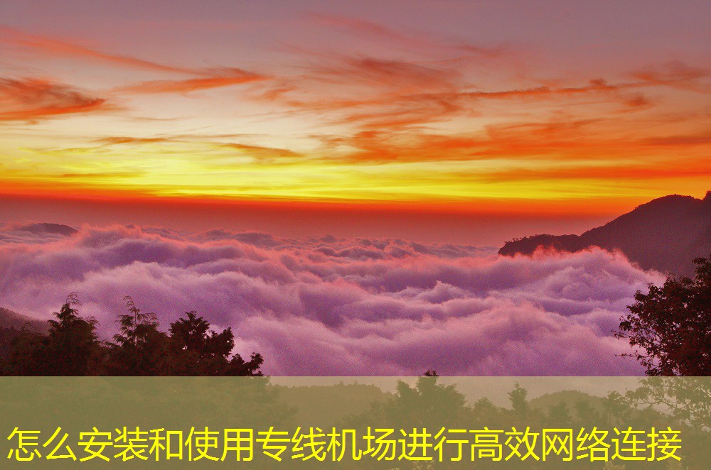 怎么安裝和使用專線機(jī)場(chǎng)進(jìn)行高效網(wǎng)絡(luò)連接