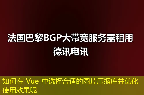 如何在 Vue 中選擇合適的圖片壓縮庫并優(yōu)化使用效果呢