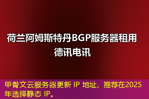 甲骨文云服務(wù)器更新 IP 地址，推薦在2025年選擇靜態(tài) IP。
