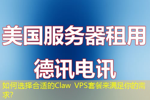 如何選擇合適的Claw VPS套餐來滿足你的需求？