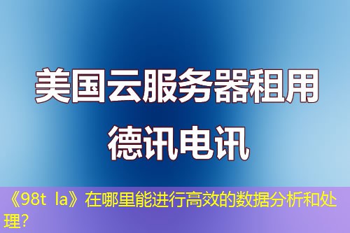 《98t la》在哪里能進(jìn)行高效的數(shù)據(jù)分析和處理？